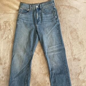Madewell 90's Straight leg jeans size 27